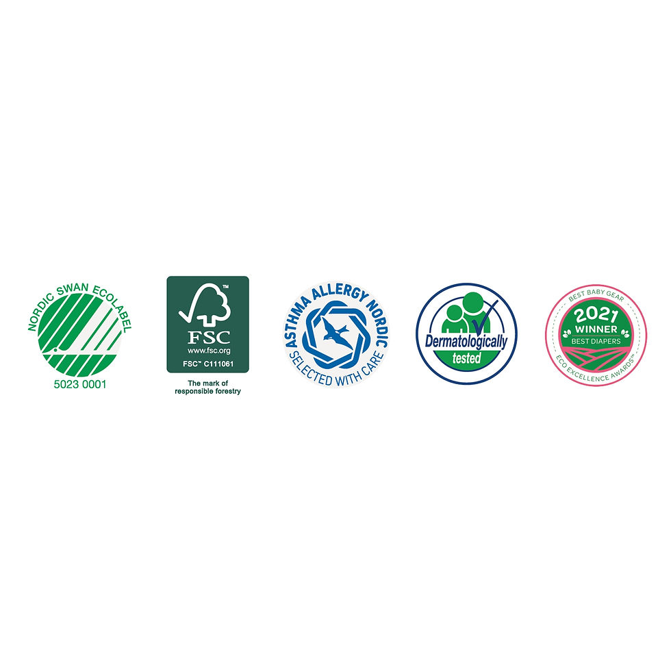الصورة المصغرة: Bambo Nature Disposable Baby Diapers, Skin-Friendly, Size 4, 15-31 lbs, 27 Ct
