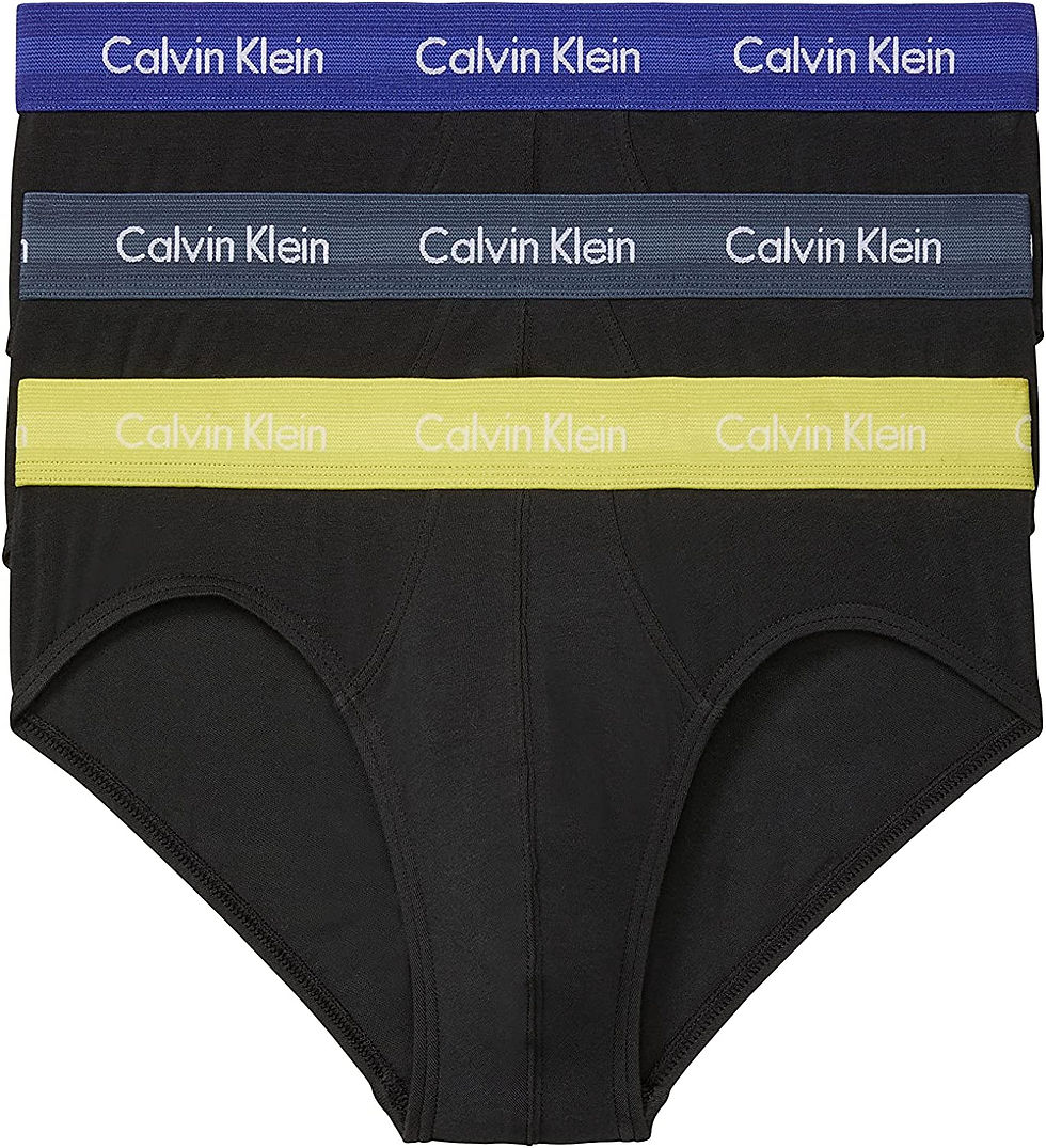 Thumbnail: Calvin Klein Men's Cotton Stretch 3-Pack Hip Brief