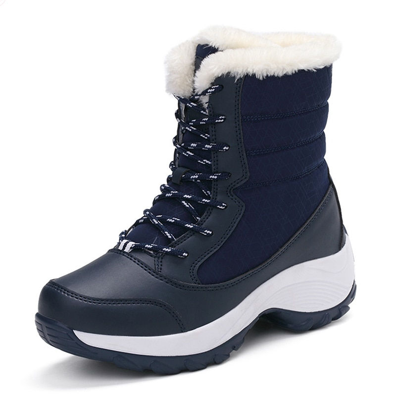 Miniature : Shoes Women Snow Boots 2021 Women Boots Winter Women Plus Size Hot Platform Boo
