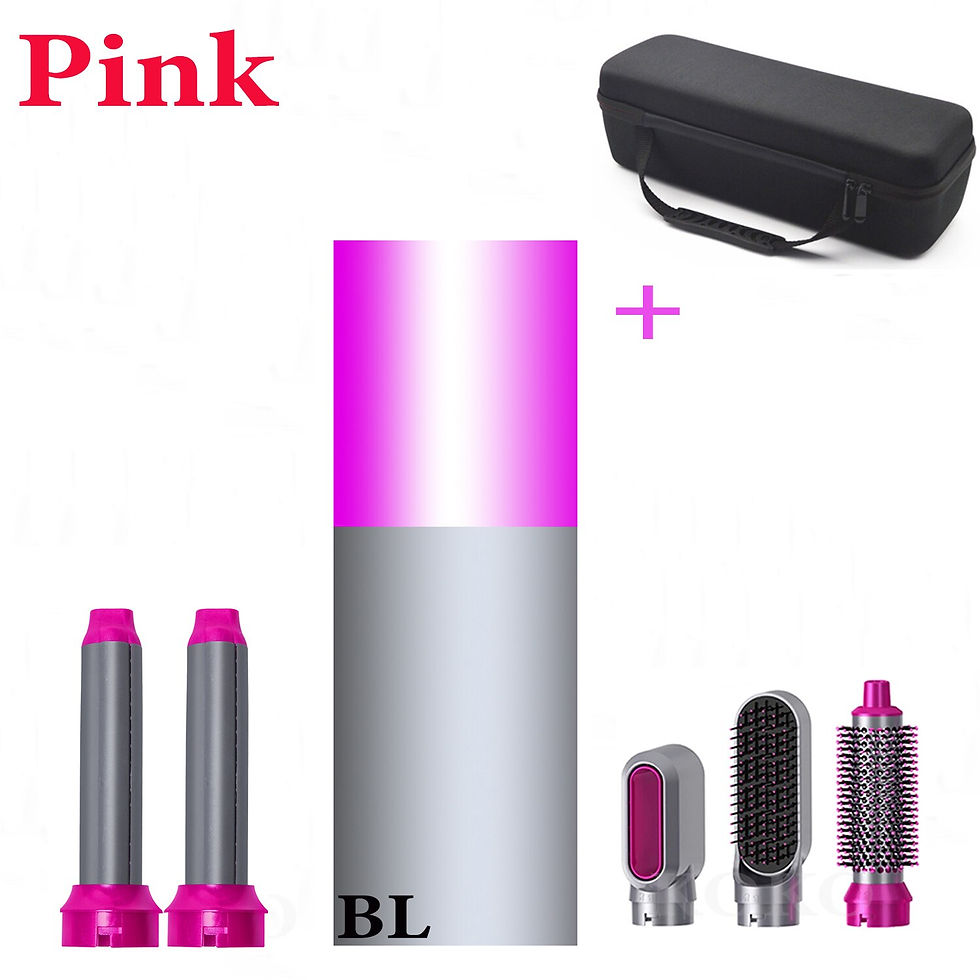 Miniaturbild: Hair Dryer 5 In 1 Heat Comb Electric Hair Curler Professional Curling Iron Hair