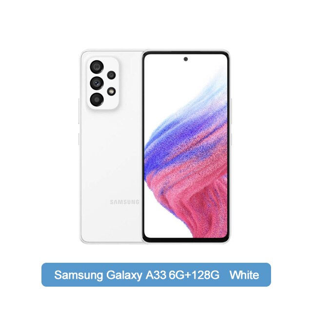 Thumbnail: Original New Samsung Galaxy A33 5G Smartphone 90Hz Super AMOLED Display Exynos 