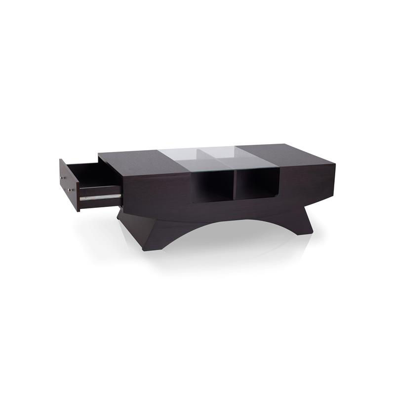 Miniaturbild: Furniture of America Mitch Modern Wood Storage Coffee Table in Espresso