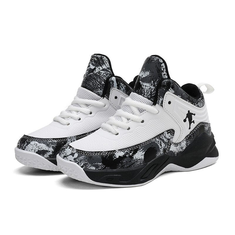 Thumbnail: 2022 Boys' Brand Basketball Shoes for Children Mesh Breathable Girls' Basketbal