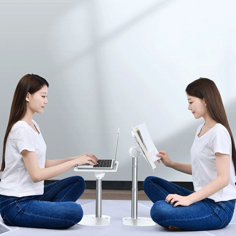 Miniaturbild: Height Adjustable Laptop Stand Ergonomic Laptop Riser Portable Bed Lapdesk Tray