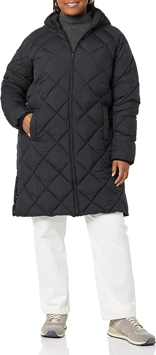 Miniatura: Amazon Essentials Women's Heavyweight Diamond Quilted Knee Length Puffer Coat