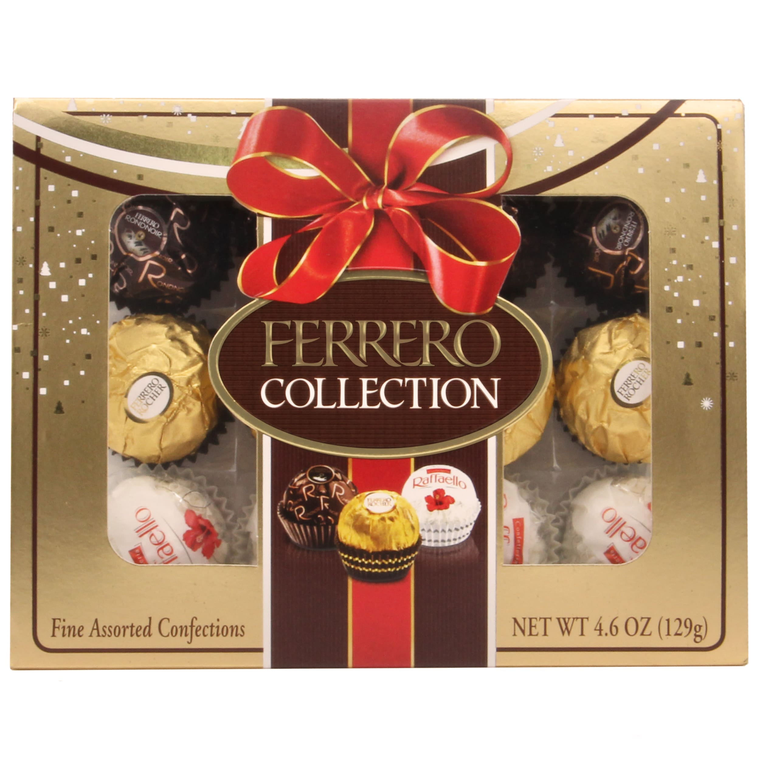 Ferrero Collection Premium Gourmet Assorted Hazelnut Milk Chocolate, Dark Choco