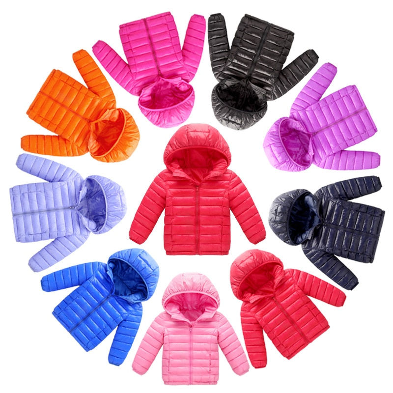 Thumbnail: Autumn Winter Kids Down Jackets For Girls Children Clothes Warm Down Coats For 