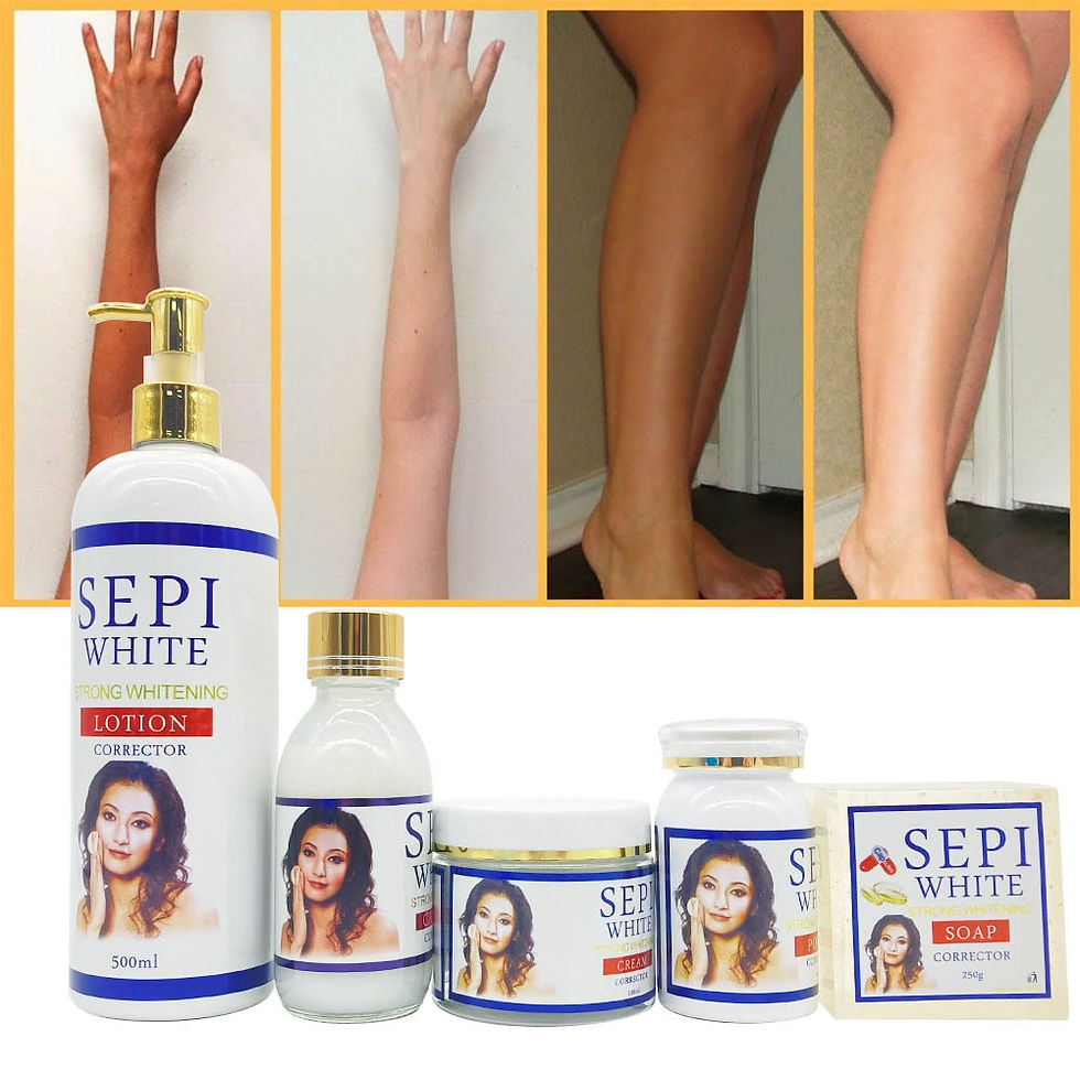Miniature : Gluta Master Sepi White Strong Bleaching Skin Set Whitening Evens Skin Tone Smo