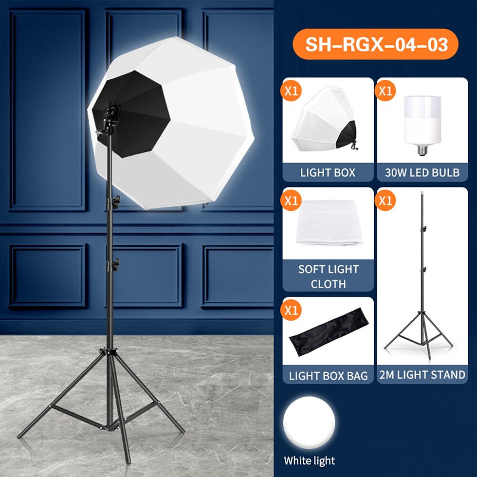 Miniaturbild: SH Photo Studio Kit Softbox Speedlite Portable Octagon Umbrella Softbox With Tr