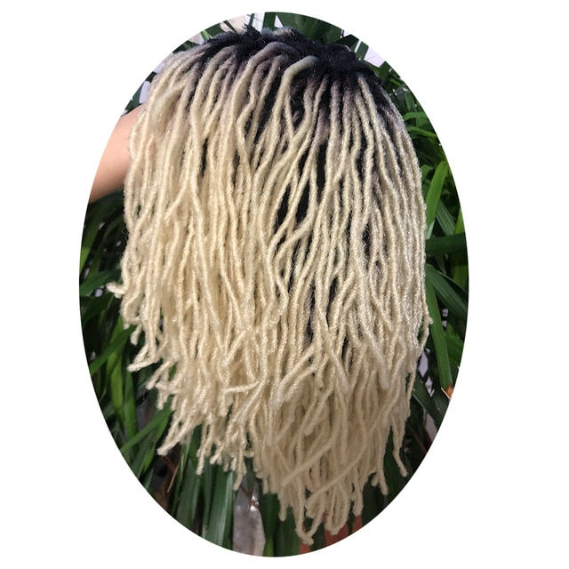 Thumbnail: Braided Wig 10inch Synthetic Hair Short Bob Wig for Women Black Blonde Red Drea