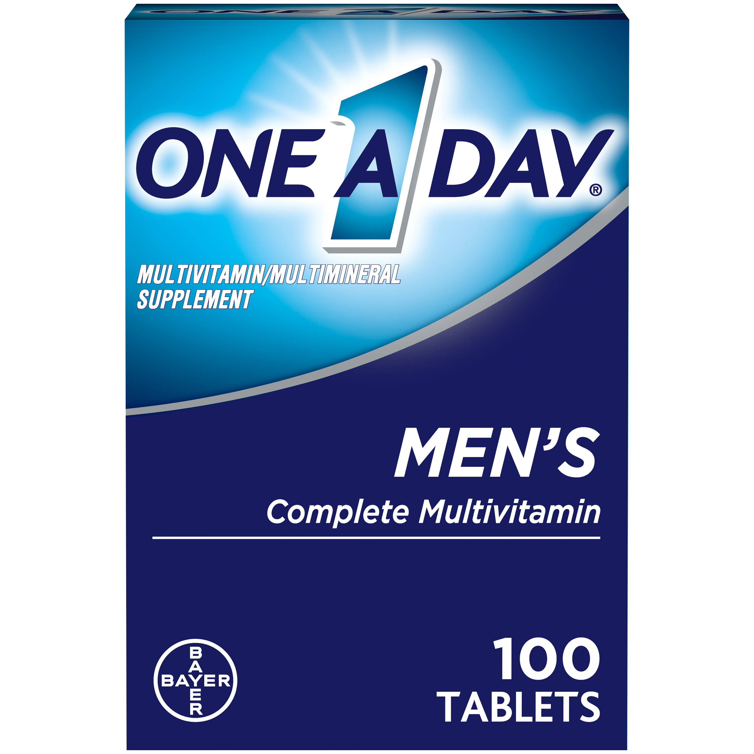 One A Day Men's Multivitamin Tablets, Multivitamins for Men, 100 Ct