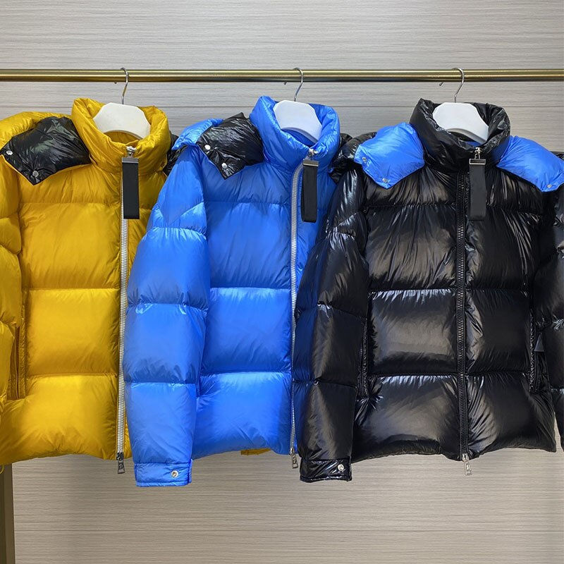 थंबनेल: 2022 Winter New Thick Windproof Waterproof Parkas  Short Down Jacket Men And Wo