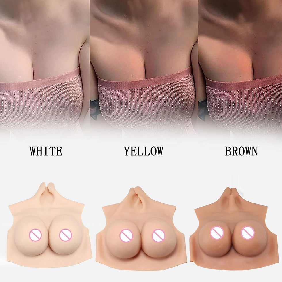 Miniaturbild: Huge Realistic Shemale Fake Boobs False Breast Forms Crossdressers Silicone Bre