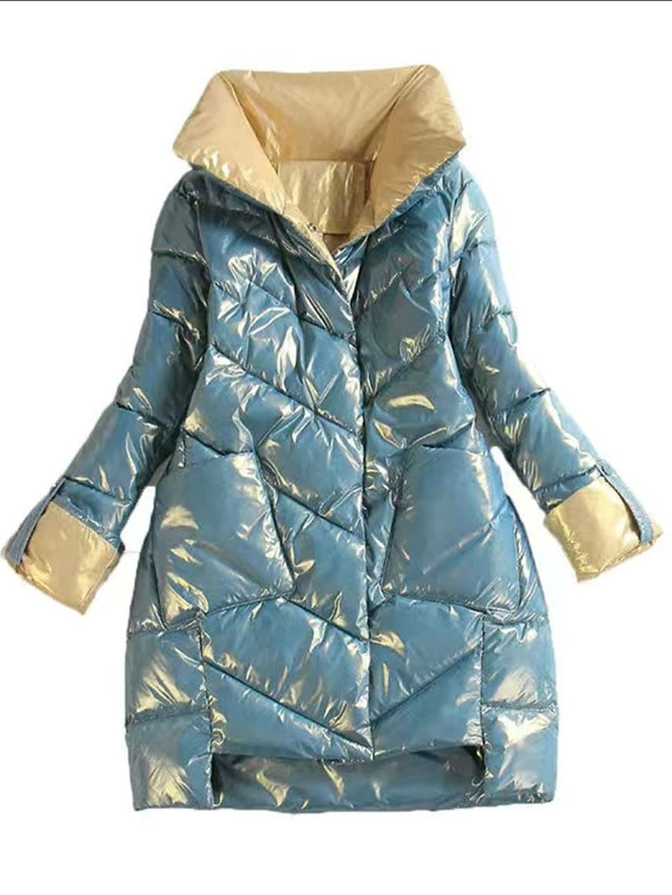 Thumbnail: Winter Jacket Stand-collar Women Fashion Jackets Winter Clothing Casual Parkas