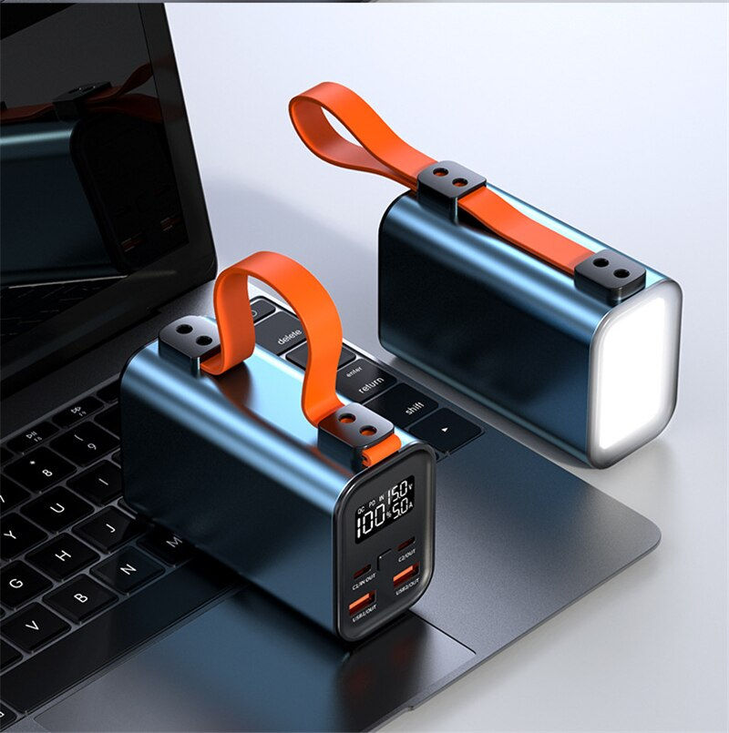 الصورة المصغرة: Power Bank 30000mAh 100W Type C PD Two-Way Fast Charging Powerbank for iPhone 1