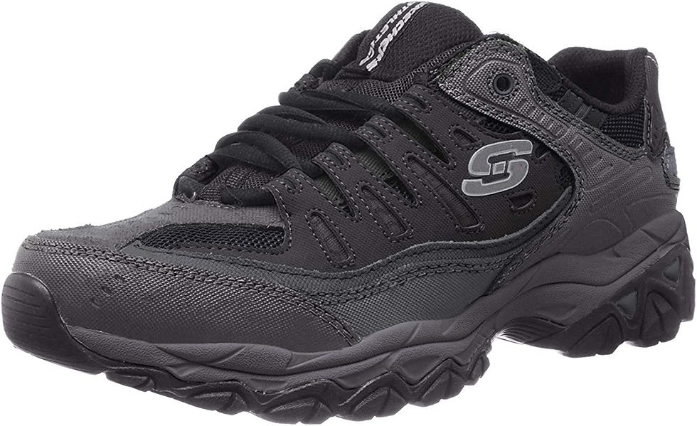 Thumbnail: Skechers Men's Afterburn Memory-Foam Lace-up Sneaker