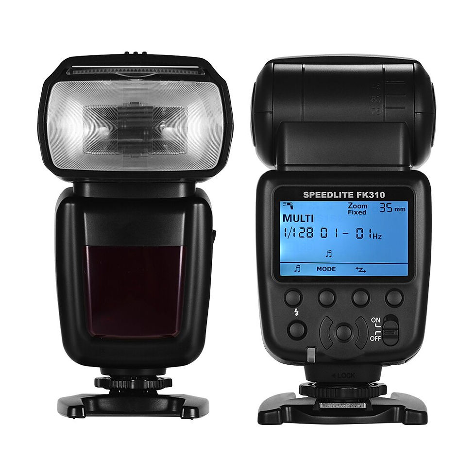 Miniaturbild: Universal Wireless Camera Flash Light Speedlite GN33 LCD Display for DSLR Camer