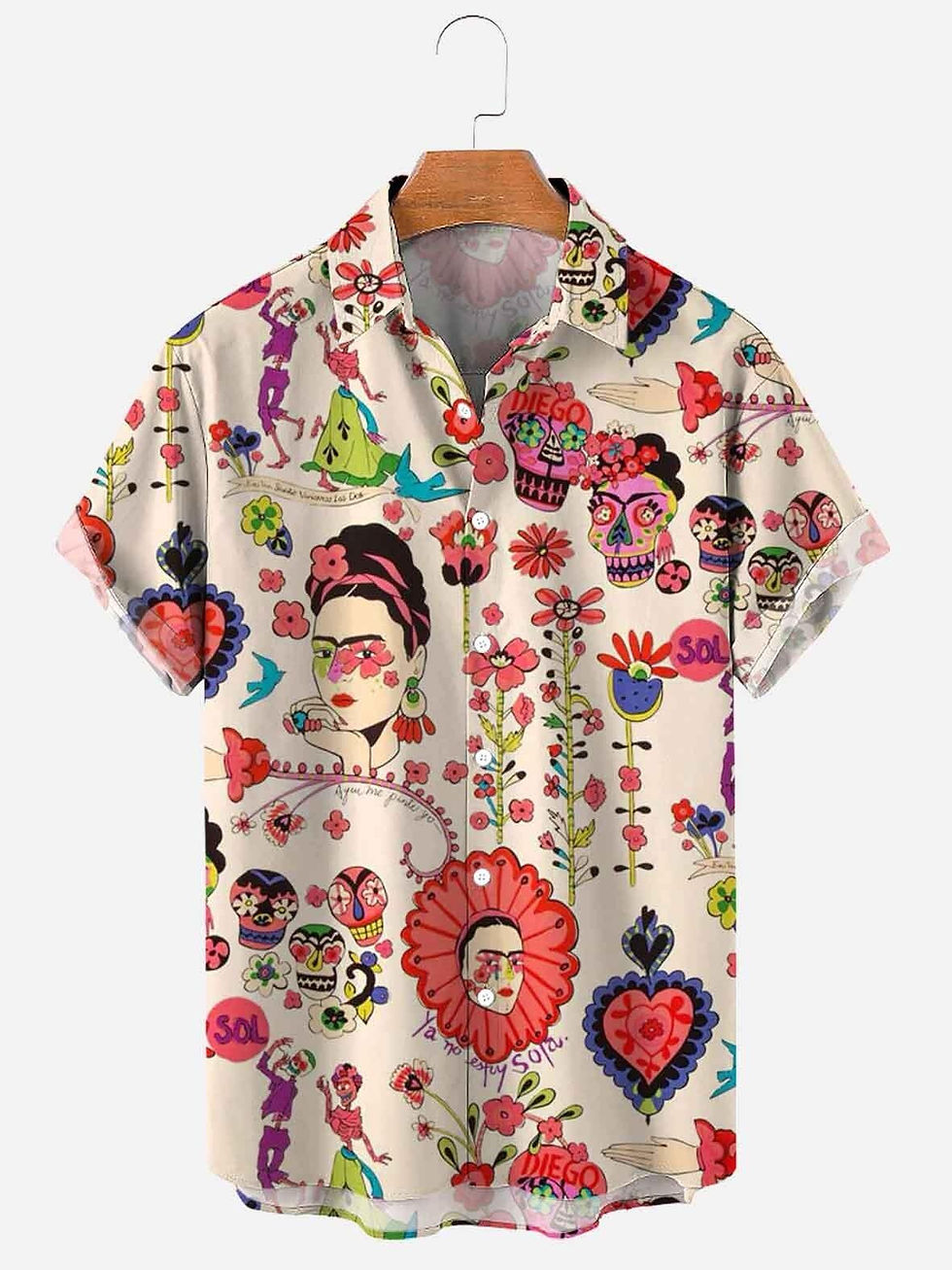 Thumbnail: Hawaiian Beach Shirts for Men Beach Summer Outdoor Vintage Casual Fashion Short