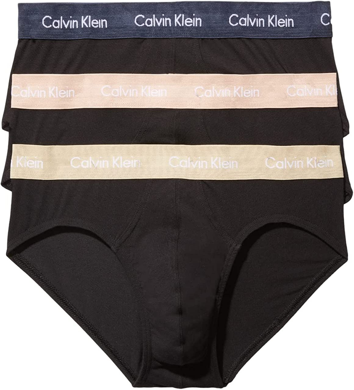 Calvin Klein Men's Cotton Stretch 3-Pack Hip Brief