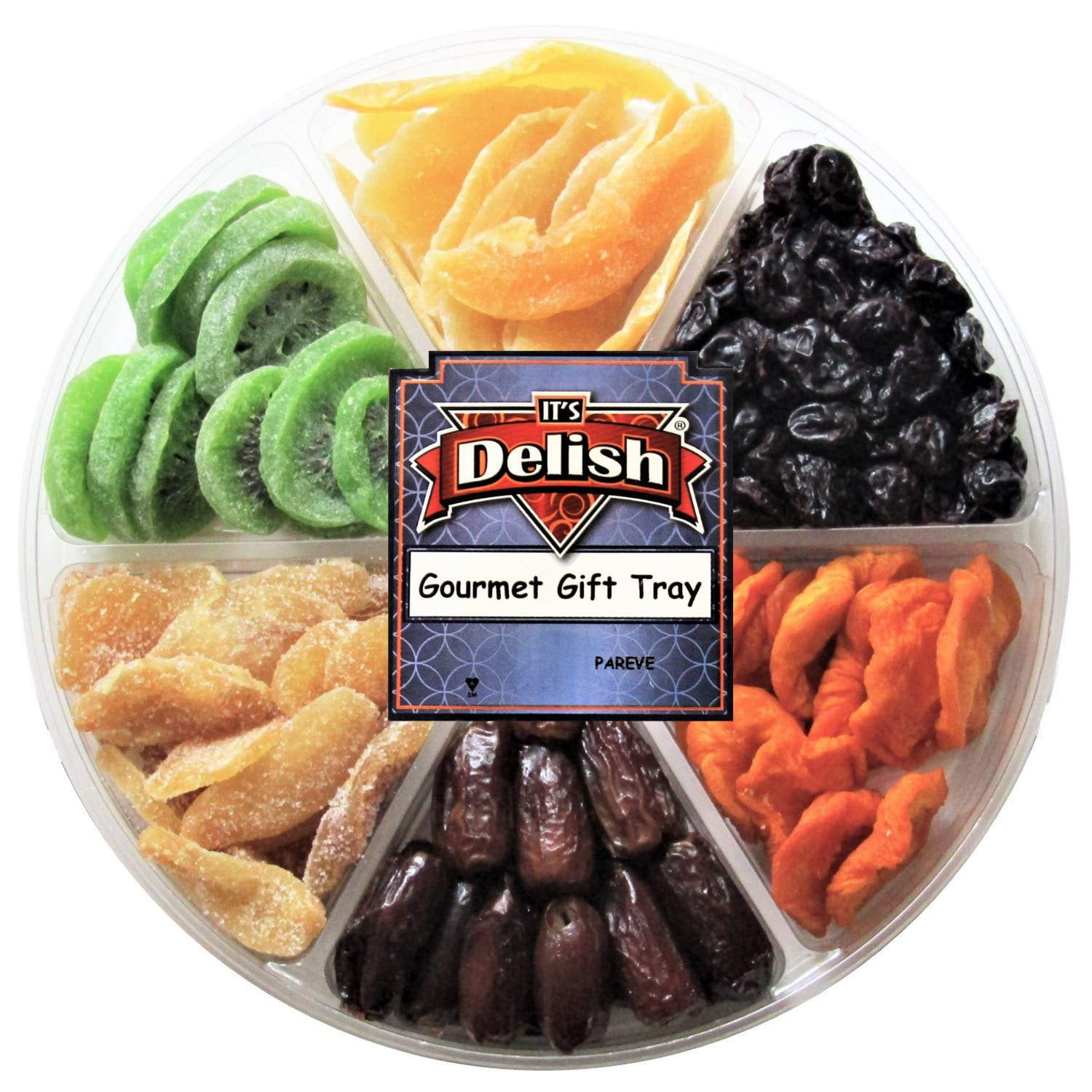 It's Delish Gourmet Dried Fruit Variety 6 Part Easter Gift Set Gift Tray