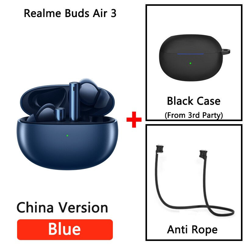 Miniatura: Realme buds air 3 TWS Earphone 30 Hours Battery Life Bluetooth 5.2 Headphone 42