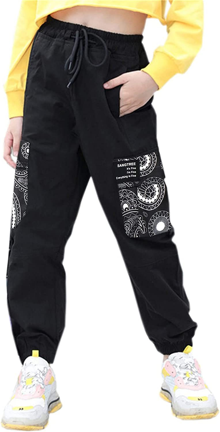 Thumbnail: SANGTREE Girls & Women's Cargo Jogger Pants, 3 Years - Women 3XL