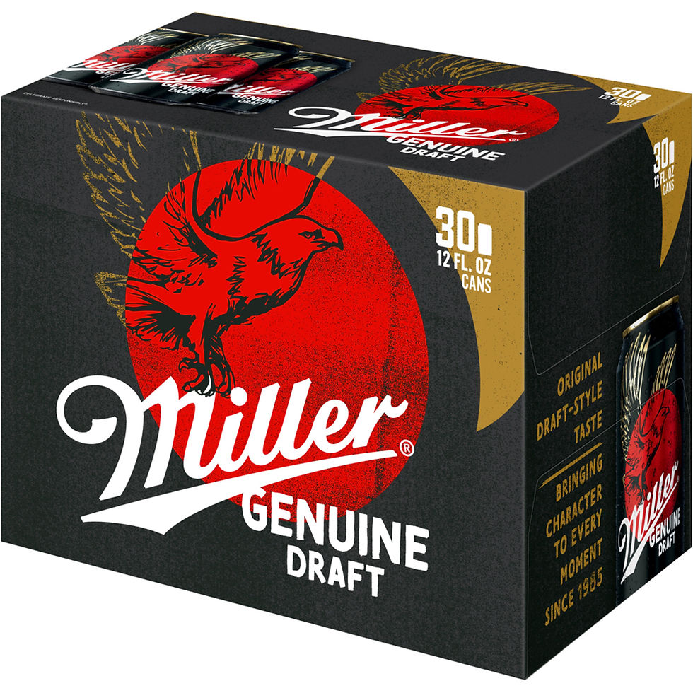 Thumbnail: Miller Genuine Draft Lager Beer, 30 Pack, 12 fl oz Cans, 4.7% ABV