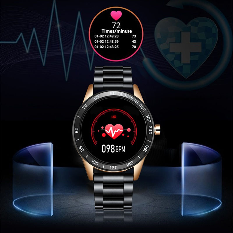 Thumbnail: LIGE Smart Watch Men Fitness Tracker Heart Rate Monitor Blood Pressure Waterpro