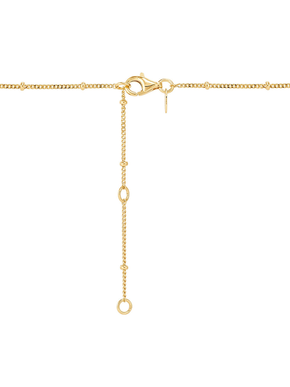 Thumbnail: Essentials by Honora Women's Freshwater Pearl Curb Bead Pendant 14KT Gold Plate