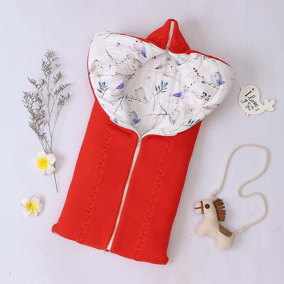 Miniaturbild: Baby Blanket Winter Warm Thicken Zipper Sleeping Bag Cotton Wool Knitted Swaddl