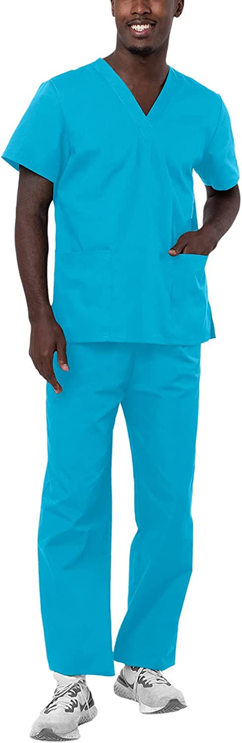 Thumbnail: Adar Universal Unisex Scrubs - Unisex Drawstring Scrub Set