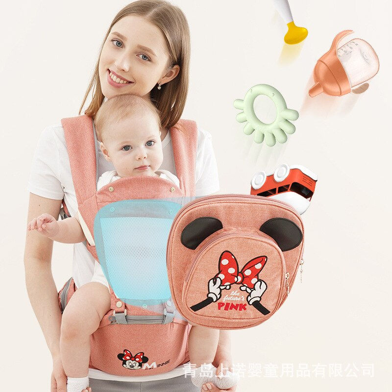 Miniaturbild: Disney Baby Carrier Ergonomic Toddler Backpack Hip Seat For Newborn Baby Backpa