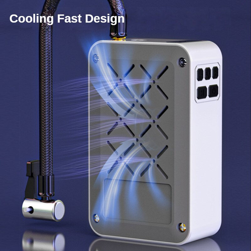Thumbnail: Xioami Wireless Car Air Compressor Tire Inflatable Pump 4000mAh Electric Air Pu