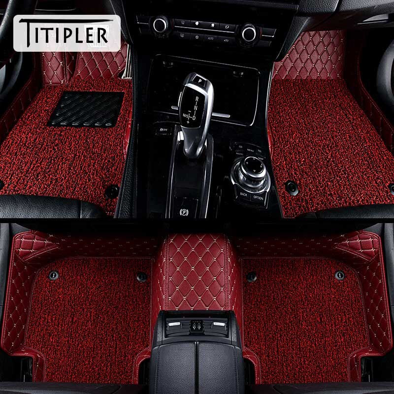 Miniature : TITIPLER  Car Floor Mats For VW Golf 5 6 7 8 Foot Coche Accessories Auto Carpets