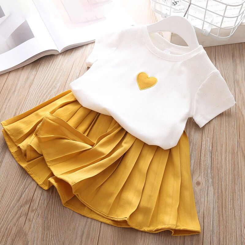 Миниатюра: 2-6Y Infant Kids Clothing Girl Clothes Sets 2021 Summer Fashion Off Shoulder 3D