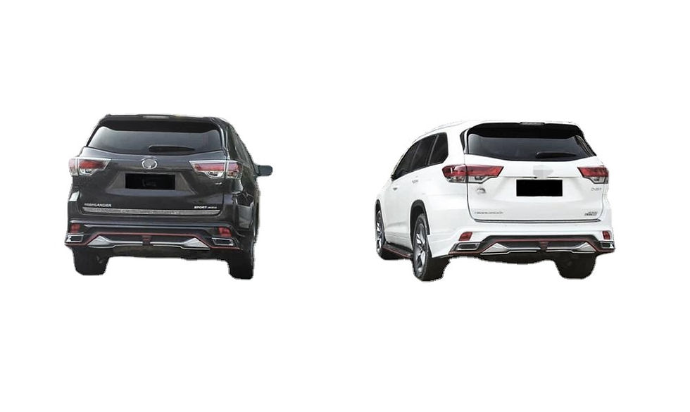 Миниатюра: High quality tuning LX facelift body kit car bumpers 2015+ for Toyota Highlande