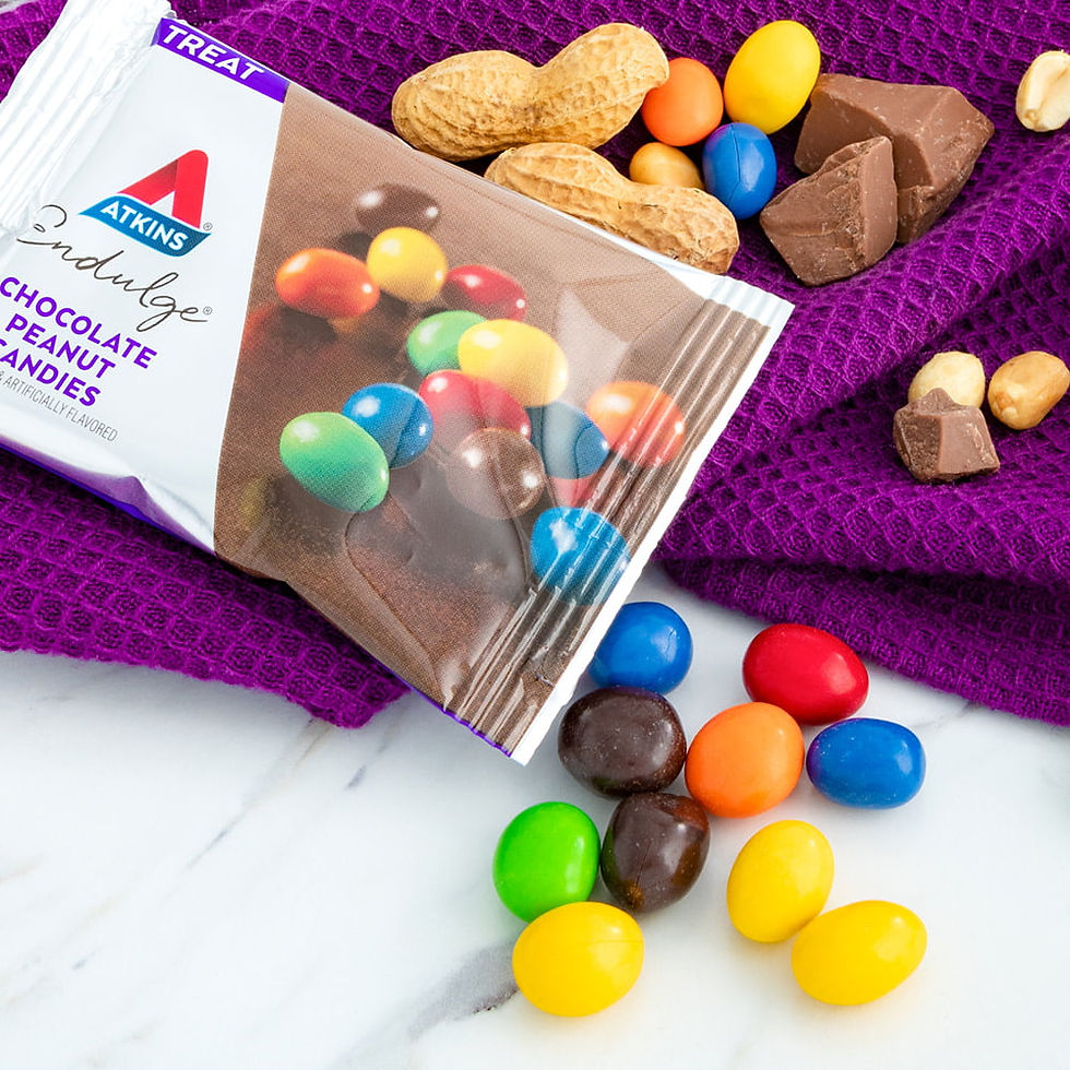 Miniature : Atkins Endulge Treat, Chocolate Peanut Candies, Keto Friendly, 5 Count