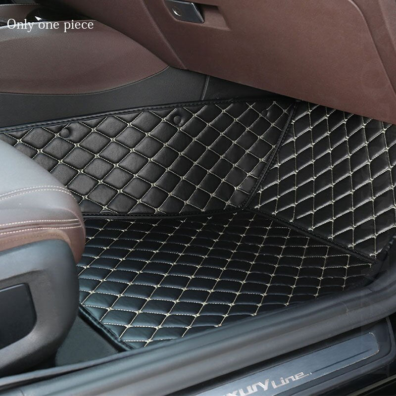 Miniature : YOTONWAN Custom Leather Car Foor Mat 100％ For Genesis GV70 GV80 GV90 Waterproof