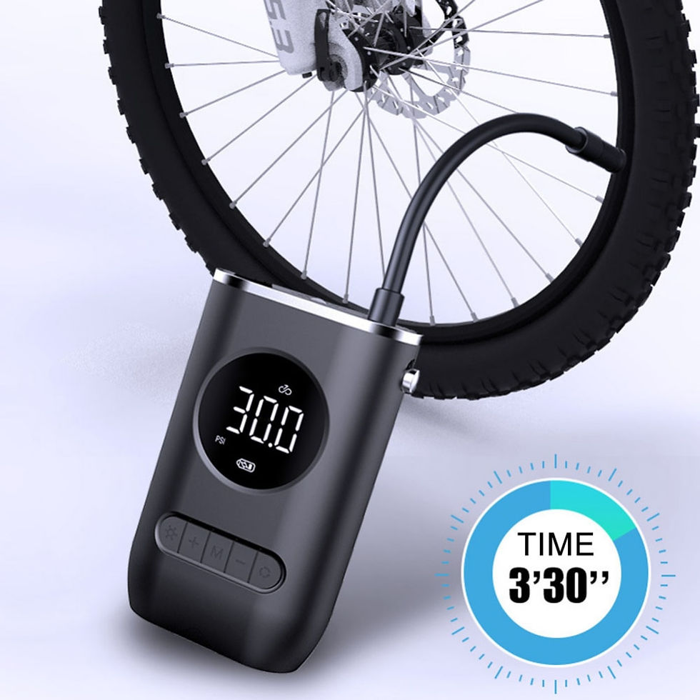 Miniature : 2023 New Car Electrical Air Pump Mini Portable Wireless Tire Inflatable Pump In