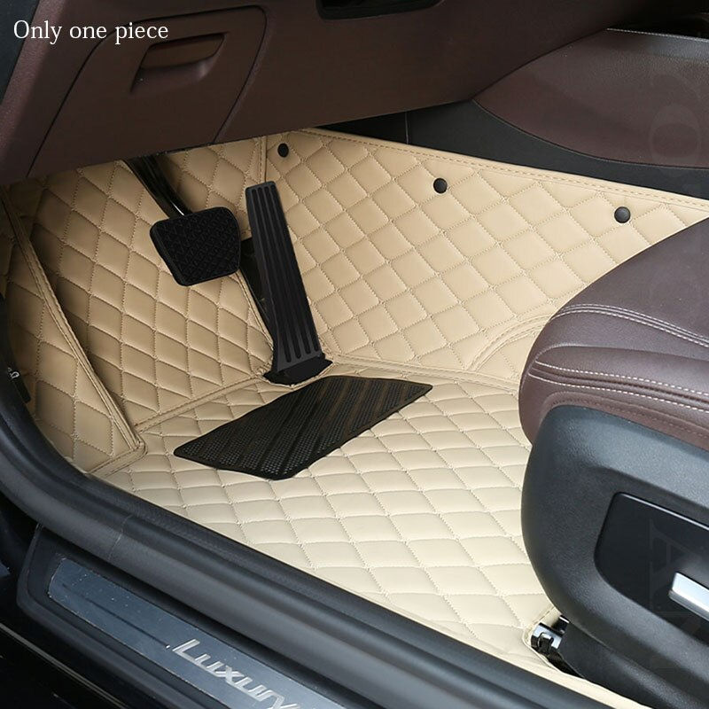 Miniature : YOTONWAN Custom Leather Car Foor Mat 100％ For Genesis GV70 GV80 GV90 Waterproof