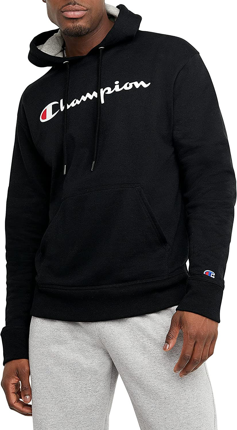 Thumbnail: Champion Men's Powerblend Fleece Hooded Sweatshirt For Men,Best Hoodies for Men