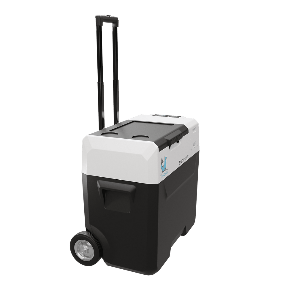 Miniatura: ACOPOWER LionCooler X50A Combo, Portable Solar Freezer (52 Quart Capacity) & Ex