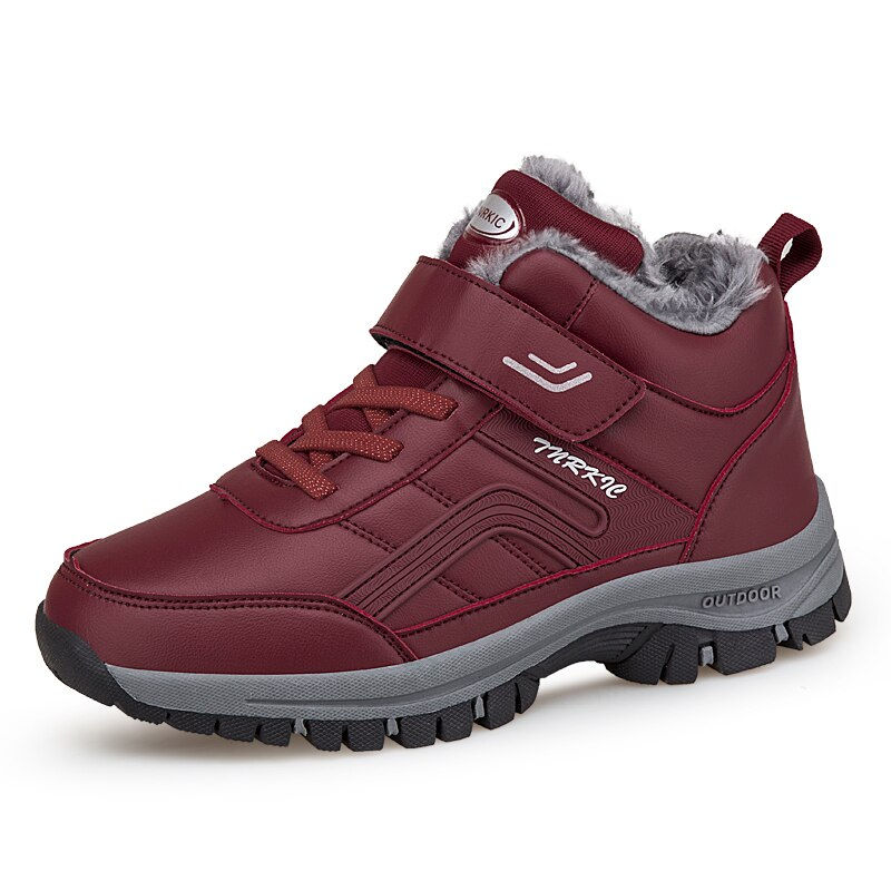 Miniaturbild: Winter Men Boots Waterproof Snow Boots Men Winter Shoes Warm Plush Hiking Footw