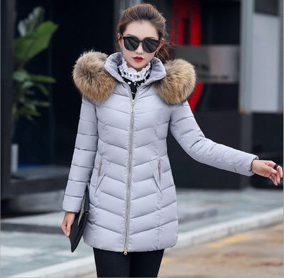 Thumbnail: Fur  Women Down Jacket New 2022 Winter Jacket Women Thick Snow Wear