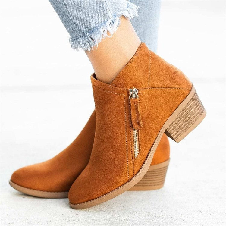 Thumbnail: Women Booties Autumn Suede chelsea Boots Women Fashion Size 43 Platform Boots S