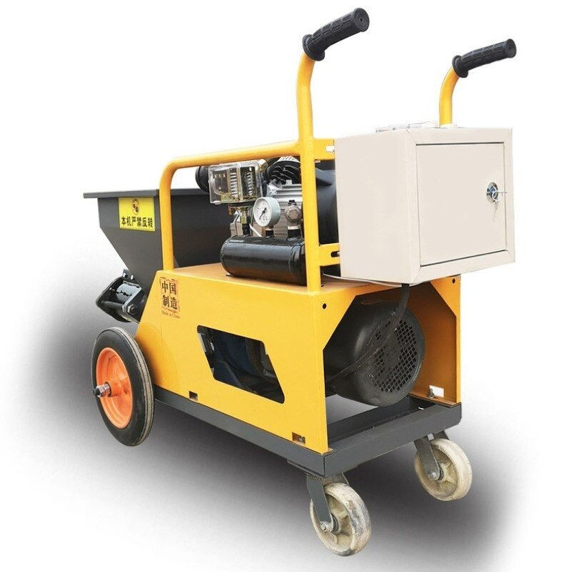 Thumbnail: Chinese 220v Motor Automatic Sand Mortar Spraying Pump Machine/Wall Cement Plas