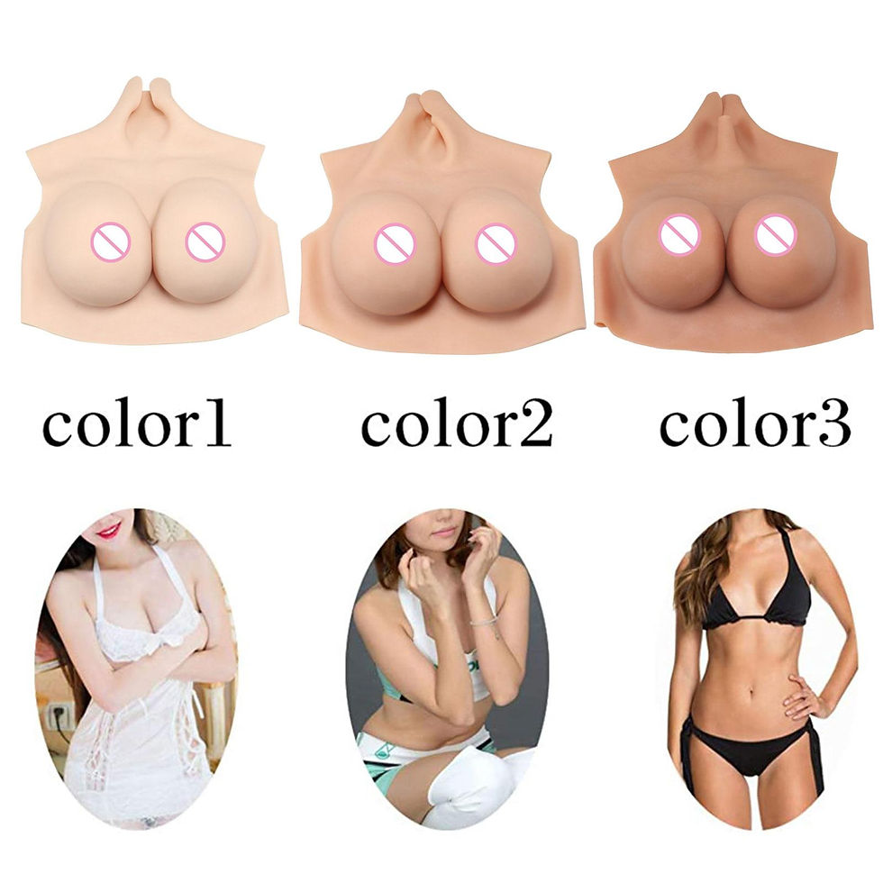 Miniaturbild: Huge Realistic Shemale Fake Boobs False Breast Forms Crossdressers Silicone Bre