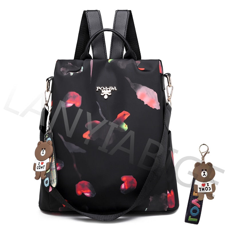 Miniatura: Fashion Women Large Capacity Women Backpack School Bags for Teenage Girls