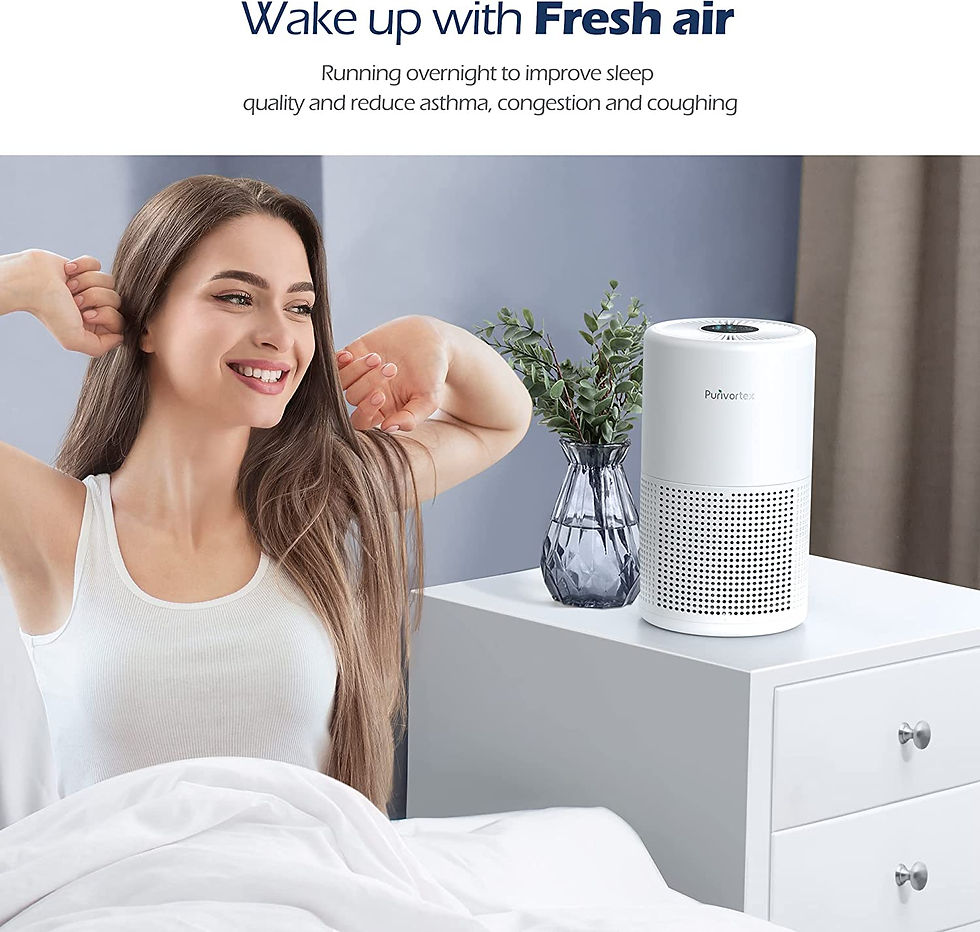 Miniatura: Purivortex Air Purifiers for Bedroom Home, H13 True HEPA Air Filter, 20db Quiet