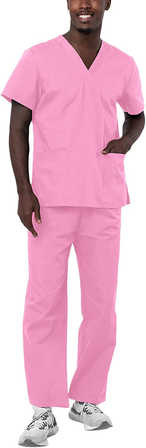 Thumbnail: Adar Universal Unisex Scrubs - Unisex Drawstring Scrub Set